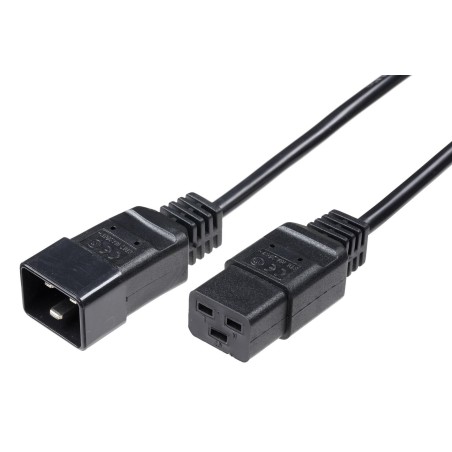 Premium MicroConnect Power Cord C19 - C20 16A 3m | Reliable Performance & Durability - PE141530